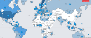 Map of internetsweden s Twitter followers